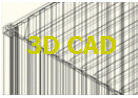 3D CAD Shipping Container Architectural drawings.