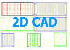 2D CAD Shipping Container Architectural Drawings